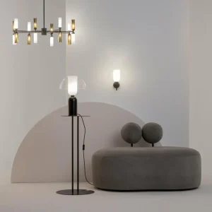 Cheap Maytoni lampe à poser Memory, noir, hauteur 42 cm, céramique