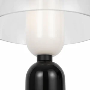 Cheap Maytoni lampe à poser Memory, noir, hauteur 42 cm, céramique