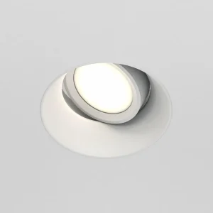 Fashion Maytoni luminaire encastrable Dot blanc rond 11,8 x 9 cm Alu GU10