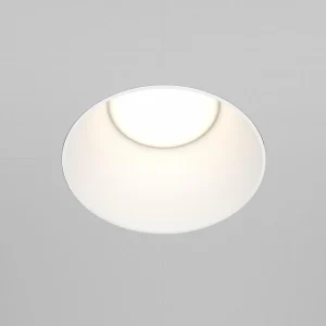 Fashion Maytoni luminaire encastrable Share, blanc/blanc, Ø 14 cm, aluminium, GU10