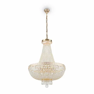 Cheap Maytoni lustre Bella, doré, cristal, Ø 50 cm