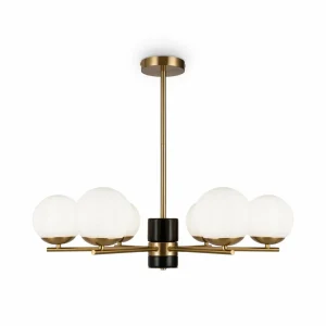 Hot Maytoni Marble Suspension à 6 lampes