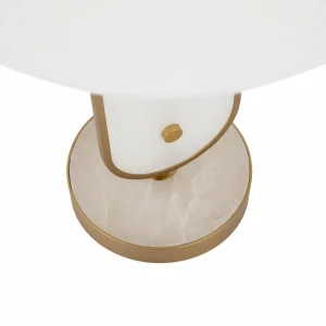 Store Maytoni Marmo lampe à poser, doré/pierre naturelle