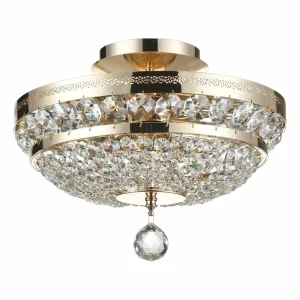 Sale Maytoni Ottilia plafonnier, cristaux, Ø 32 cm