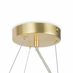 Fashion Maytoni suspension Dallas, à 11 lampes, doré/blanc