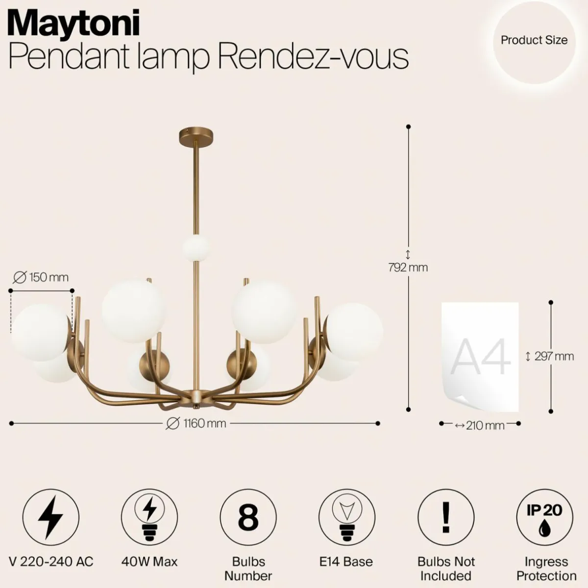 maytoni_suspension_rendezvous___lampes_couleur_laiton_1.webp Hot Maytoni suspension Rendez-vous, à 8 lampes, couleur laiton