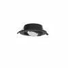 Hot MEGATRON spot encastrable LED Planex Powerlens, 4,8 W, noir