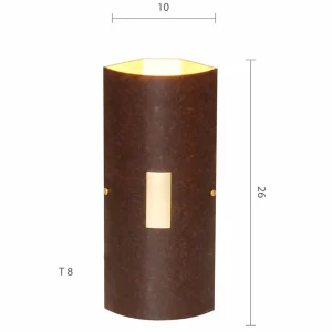 Online Menzel Solo applique angle brune-noire/dorée