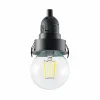 Flash Sale Molto Luce lampe encastrable LED Willi 68R, noir, aluminium, E27