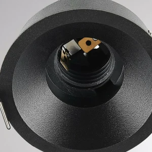 Flash Sale Molto Luce lampe encastrable LED Willi 68R, noir, aluminium, E27