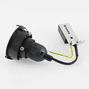Flash Sale Molto Luce lampe encastrable LED Willi 68R, noir, aluminium, E27