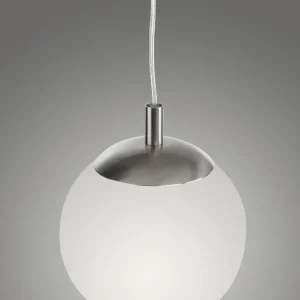 New Paul Neuhaus Bolo suspension, abat-jour en verre, Ø 20cm