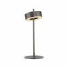 Clearance Q-Smart-Home Paul Neuhaus Lampe à table LED intelligente Q-Rotate marron foncé 40 cm