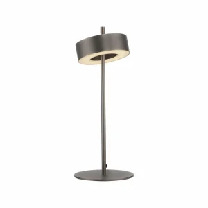 Clearance Q-Smart-Home Paul Neuhaus Lampe à table LED intelligente Q-Rotate marron foncé 40 cm