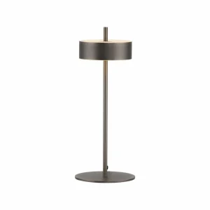 Clearance Q-Smart-Home Paul Neuhaus Lampe à table LED intelligente Q-Rotate marron foncé 40 cm