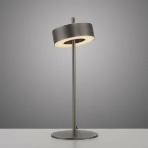 Clearance Q-Smart-Home Paul Neuhaus Lampe à table LED intelligente Q-Rotate marron foncé 40 cm