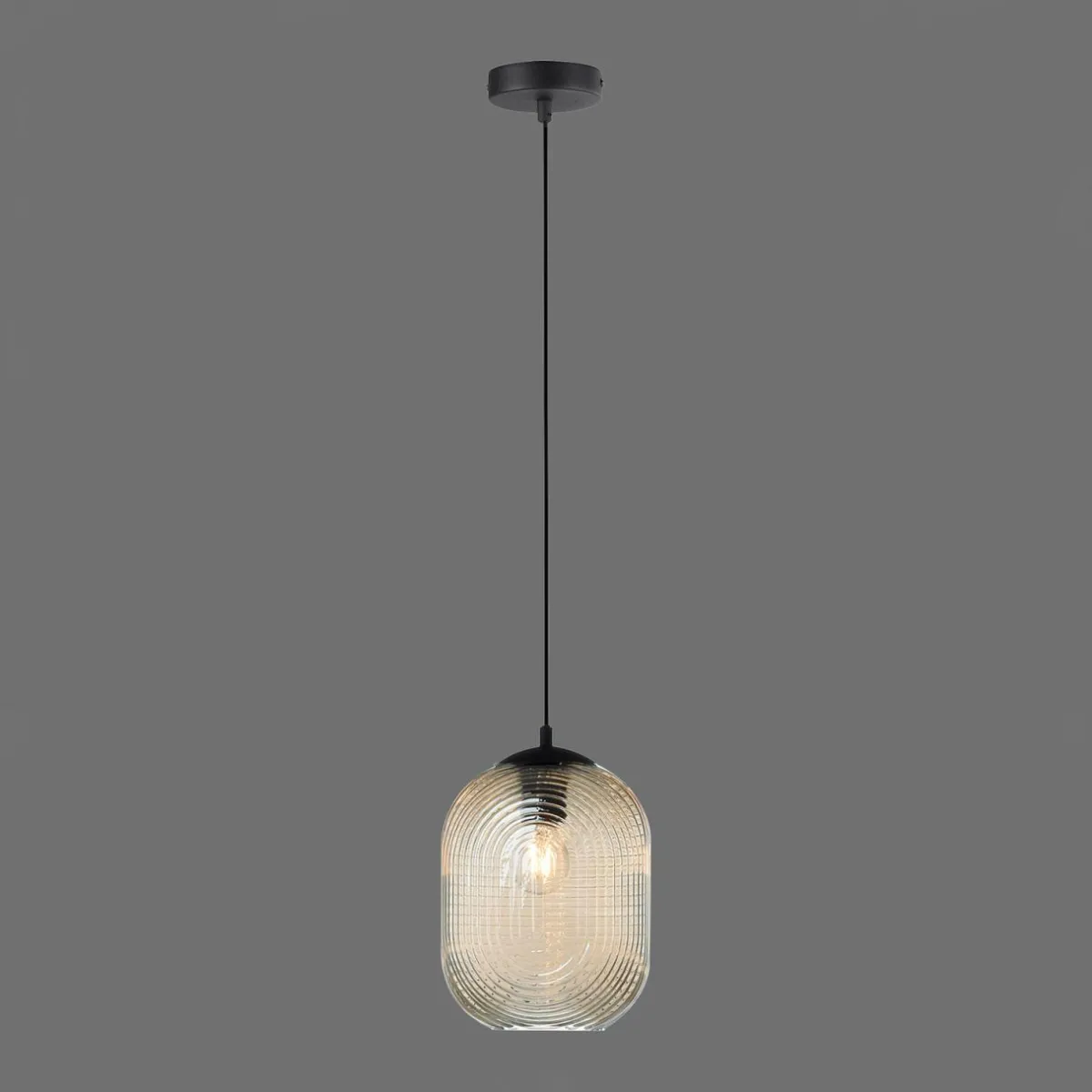 paul_neuhaus_suspension_shitake_ambre_verre___cm_e_2.webp Sale Paul Neuhaus Suspension Shitake, ambre, verre, Ø 19 cm, E27