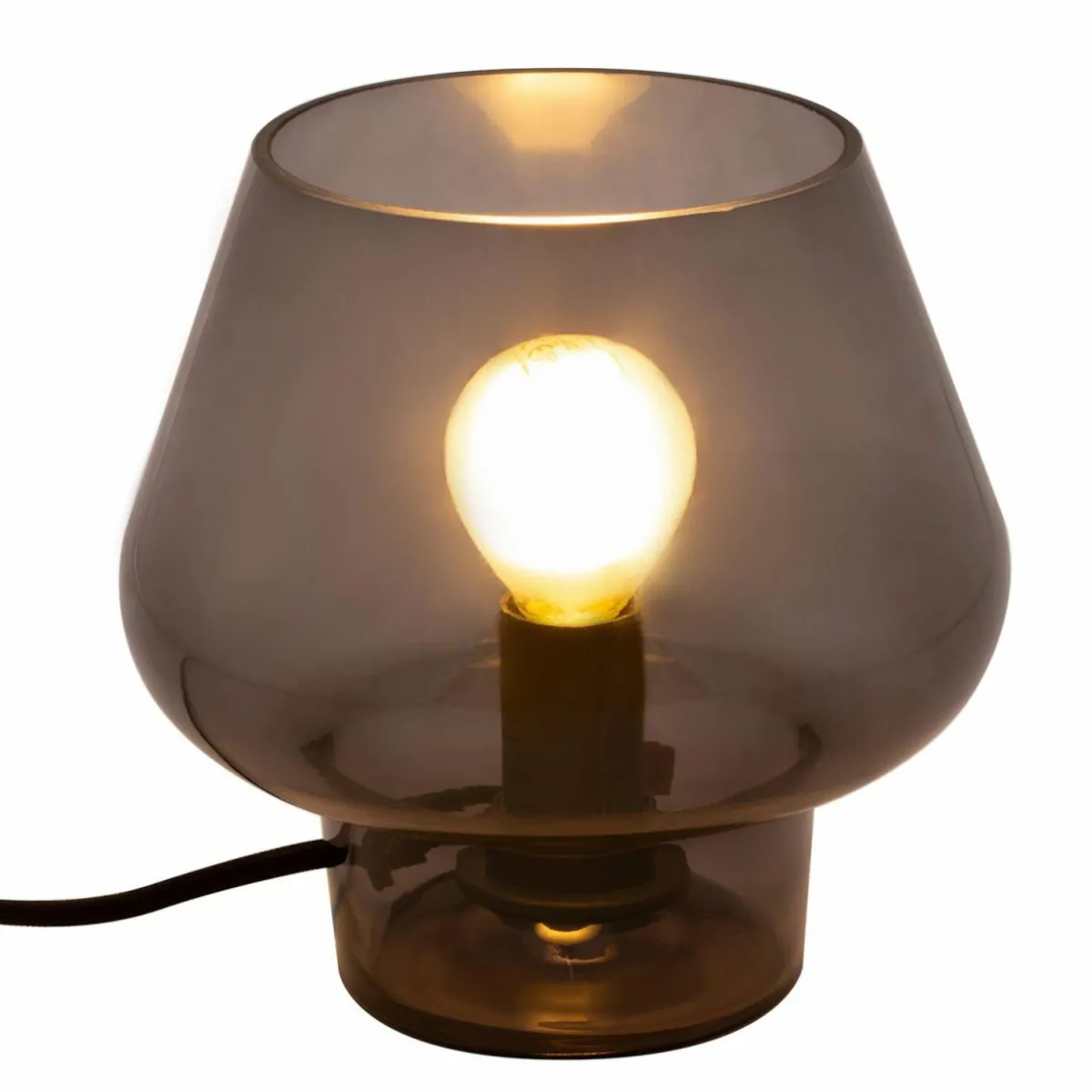 pauleen_crystal_gleam_lampe__poser_en_verre_fum_1.webp Store Pauleen Crystal Gleam lampe à poser en verre fumé