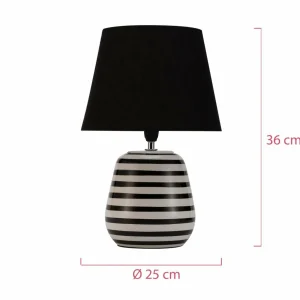 Fashion Pauleen Dressy Sparkle lampe à poser aspect strié