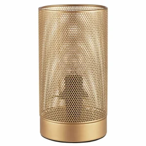Best Sale Pauleen Mesh lampe à poser dorée