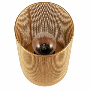 Best Sale Pauleen Mesh lampe à poser dorée