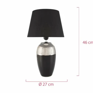 Cheap Pauleen Midnight Beauty lampe à poser noir/argenté