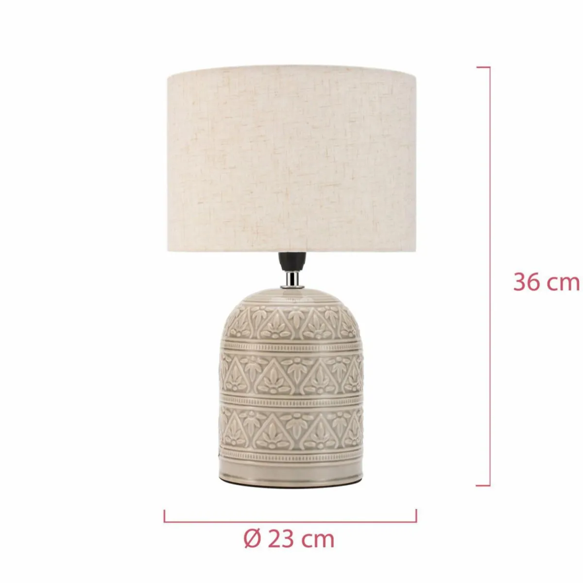 pauleen_tender_pearl_lampe__poser_abatjour_tissu_2.webp Store Pauleen Tender Pearl lampe à poser abat-jour tissu