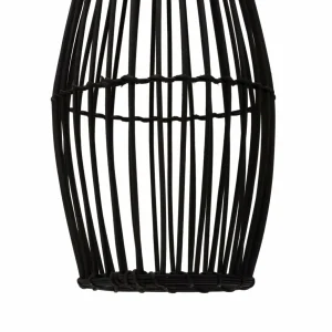 Clearance Pauleen Timber Love suspension en rotin, noire