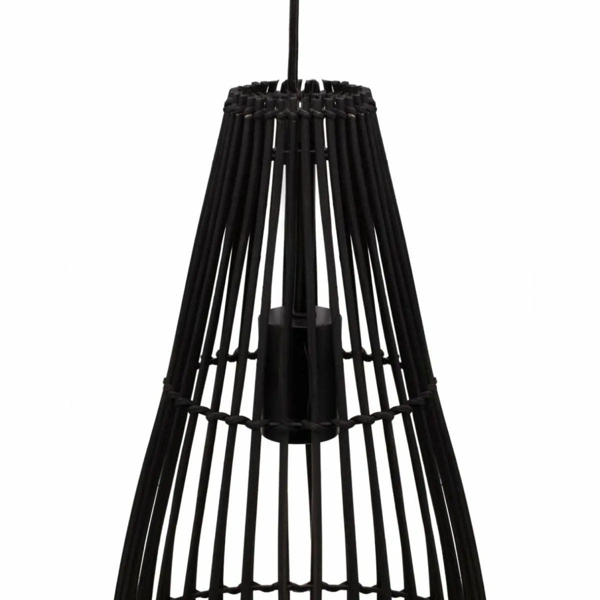 pauleen_timber_love_suspension_en_rotin_noire_3.webp Clearance Pauleen Timber Love suspension en rotin, noire