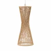 Cheap Pauleen Woody Glow suspension, abat-jour rotin
