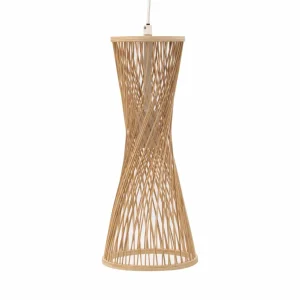 Cheap Pauleen Woody Glow suspension, abat-jour rotin