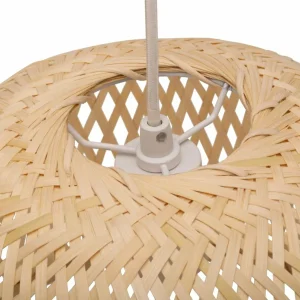 Best Pauleen Woody Pearl suspension, abat-jour bambou