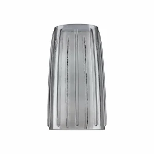 Online Paulmann Abat-jour Drio, gris fumé, Ø 15,2 cm, verre