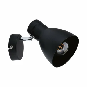 New Paulmann Davy applique noire à 1 lampe