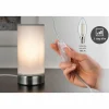 Sale Paulmann Pia lampe à poser en tissu, gris clair