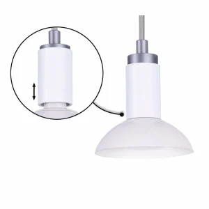 Sale Paulmann Runa suspension, blanche/grise