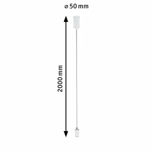 Sale Paulmann Runa suspension, blanche/grise