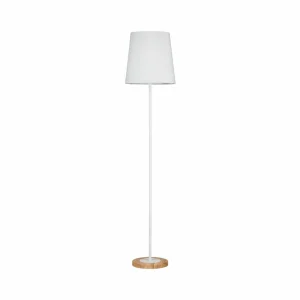 Best Sale Paulmann Stellan lampadaire abat-jour tissu blanc