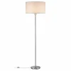 Shop Paulmann Tessa lampadaire, crème, fer brossé