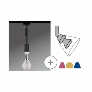 New Paulmann URail DecoSystems suspension E14 noire