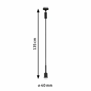 New Paulmann URail DecoSystems suspension E14 noire