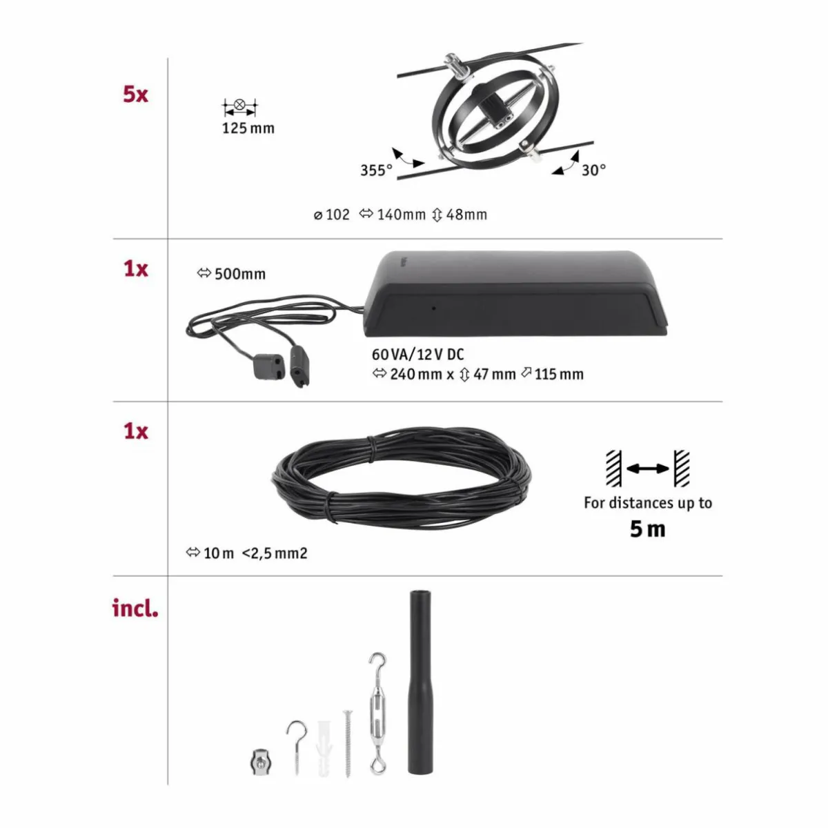 paulmann_wire_cardan_systme_cble__lampes_noir_7.webp New Paulmann Wire Cardan système câble, 5 lampes, noir