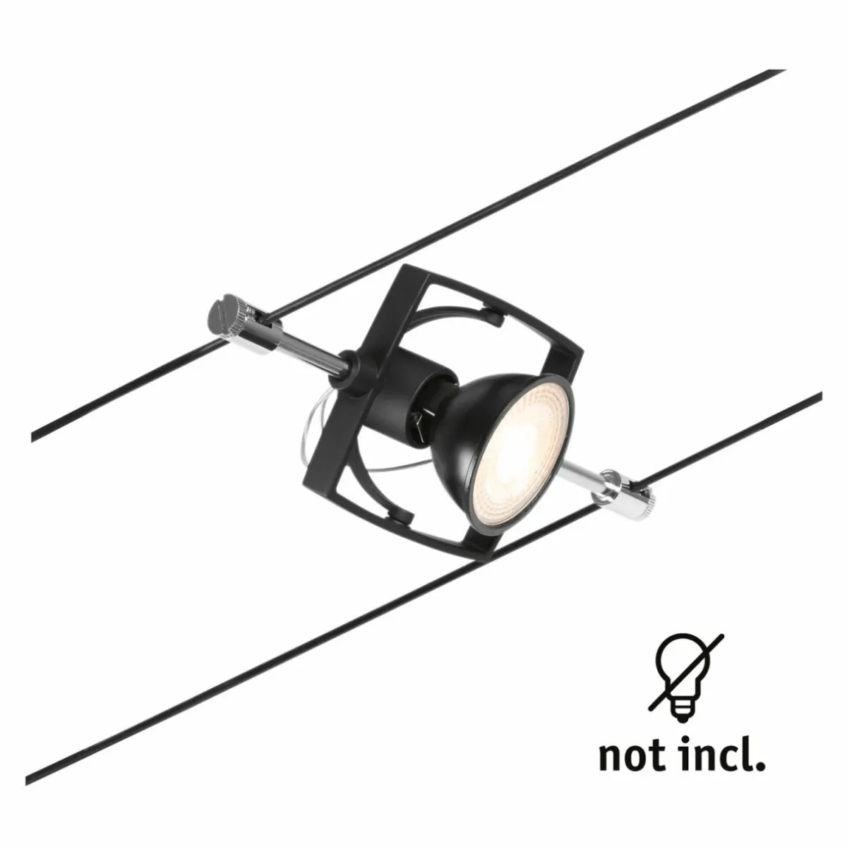 paulmann_wire_mac_ii_spot_noir_pour_systme_cble_2.webp Discount Paulmann Wire Mac II spot noir pour système câble