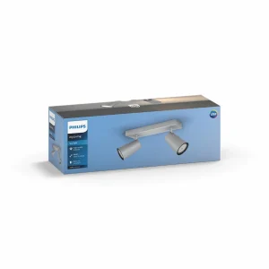 Best Sale Philips myLiving Paisley Spot GU10 à 2 lampes alu