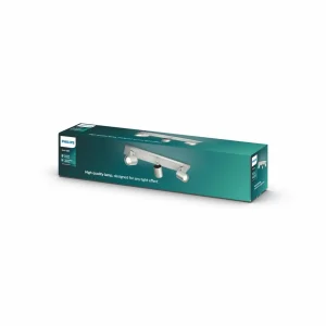 Store Philips myLiving Runner spot GU10 3 lampes alu