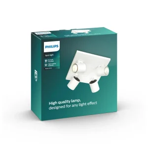 Online Philips myLiving Runner spot GU10 4 lampes blanc