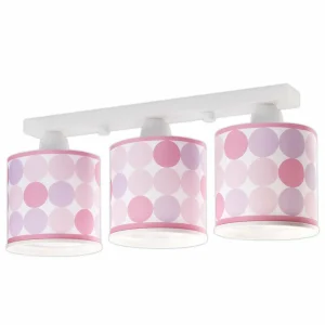 Cheap Dalber Plafonnier à pois Colors, rose