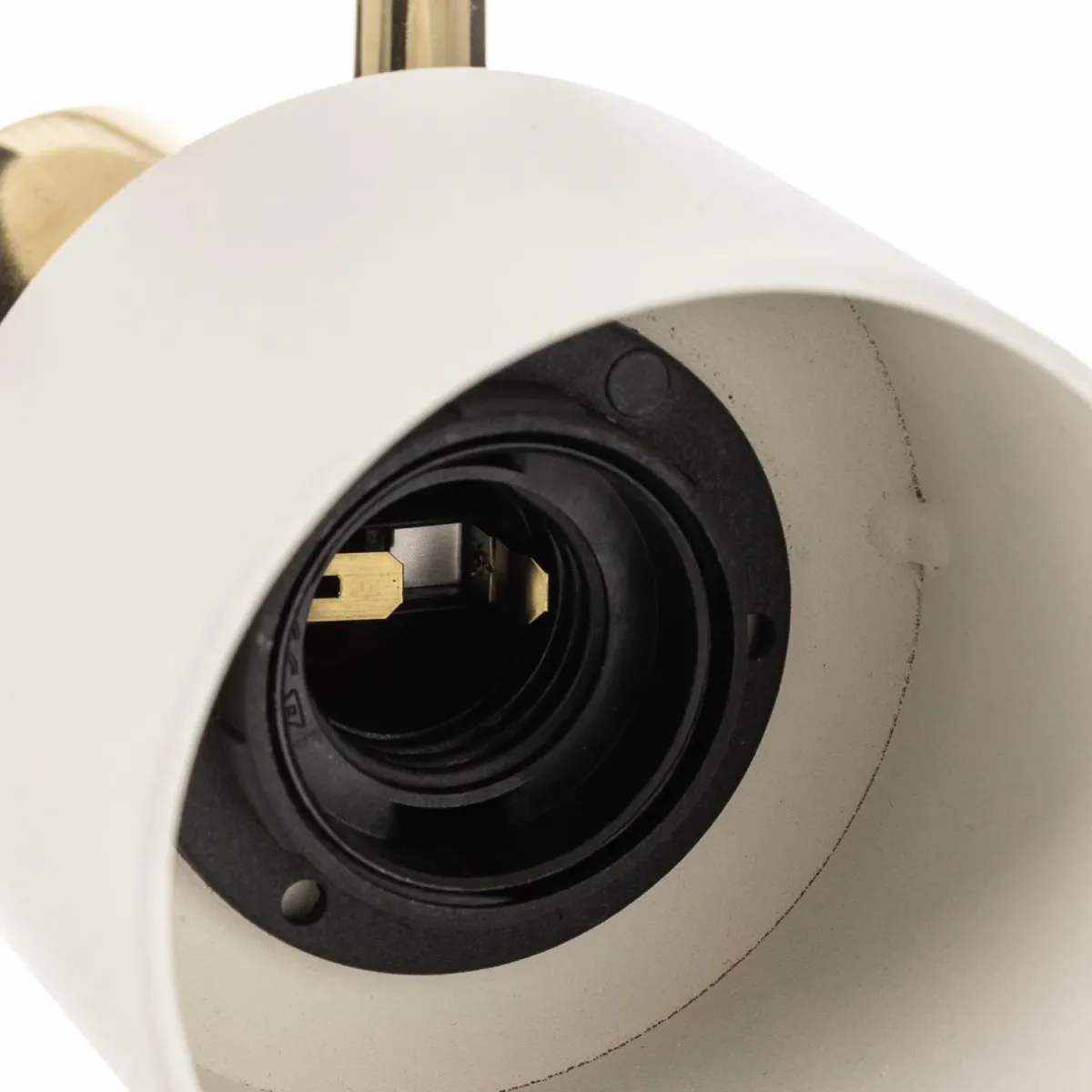 plafonnier__spots_destin___lampes_blanclaiton_3.webp Sale Argon Plafonnier à spots Destin à 2 lampes, blanc/laiton