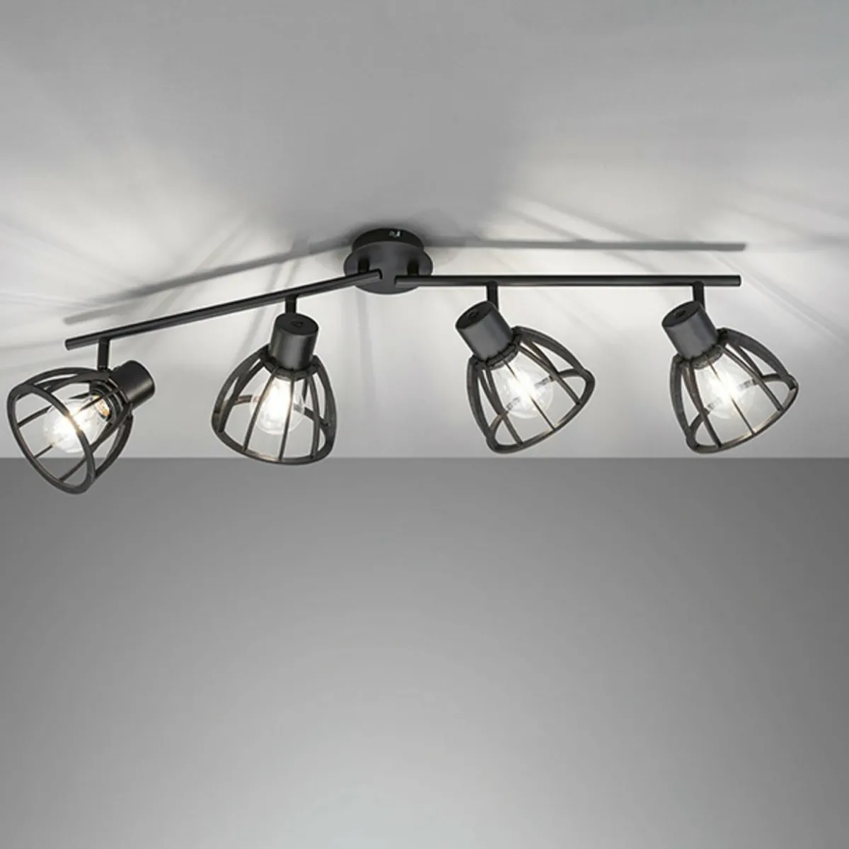 plafonnier__spots_tilda_en_bois__quatre_lampes_1.webp Sale FISCHER & HONSEL Plafonnier à spots Tilda en bois, à quatre lampes