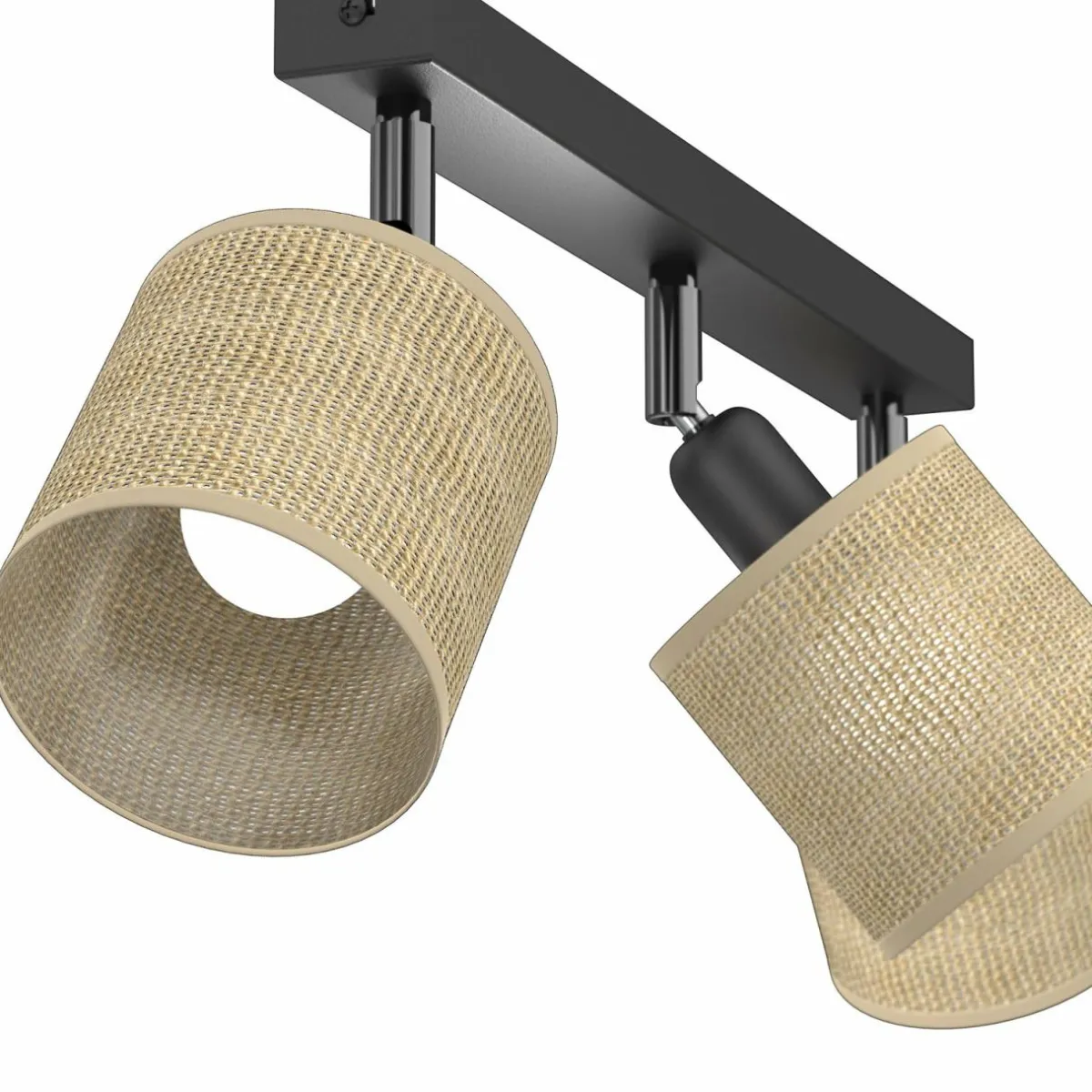 plafonnier_adeline_abatjour_jute___lampes_long_2.webp Sale Luminex Plafonnier Adeline abat-jour jute à 3 lampes long